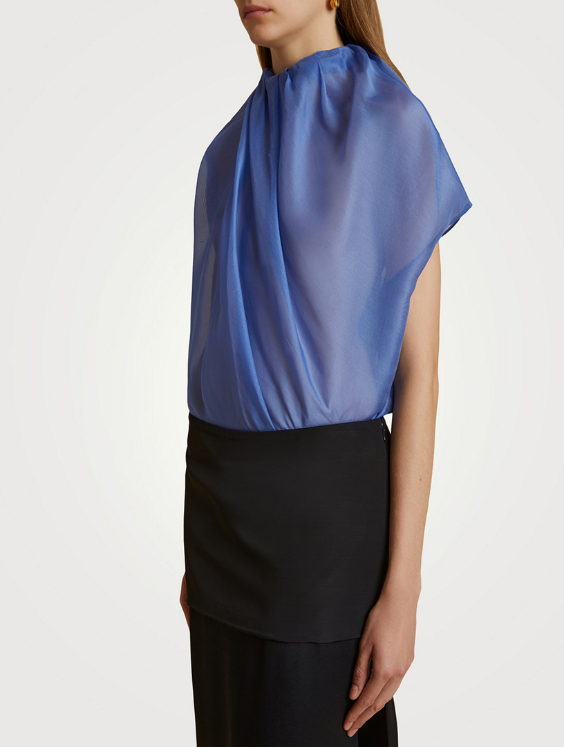 The Kass Silk Shantung Blouse