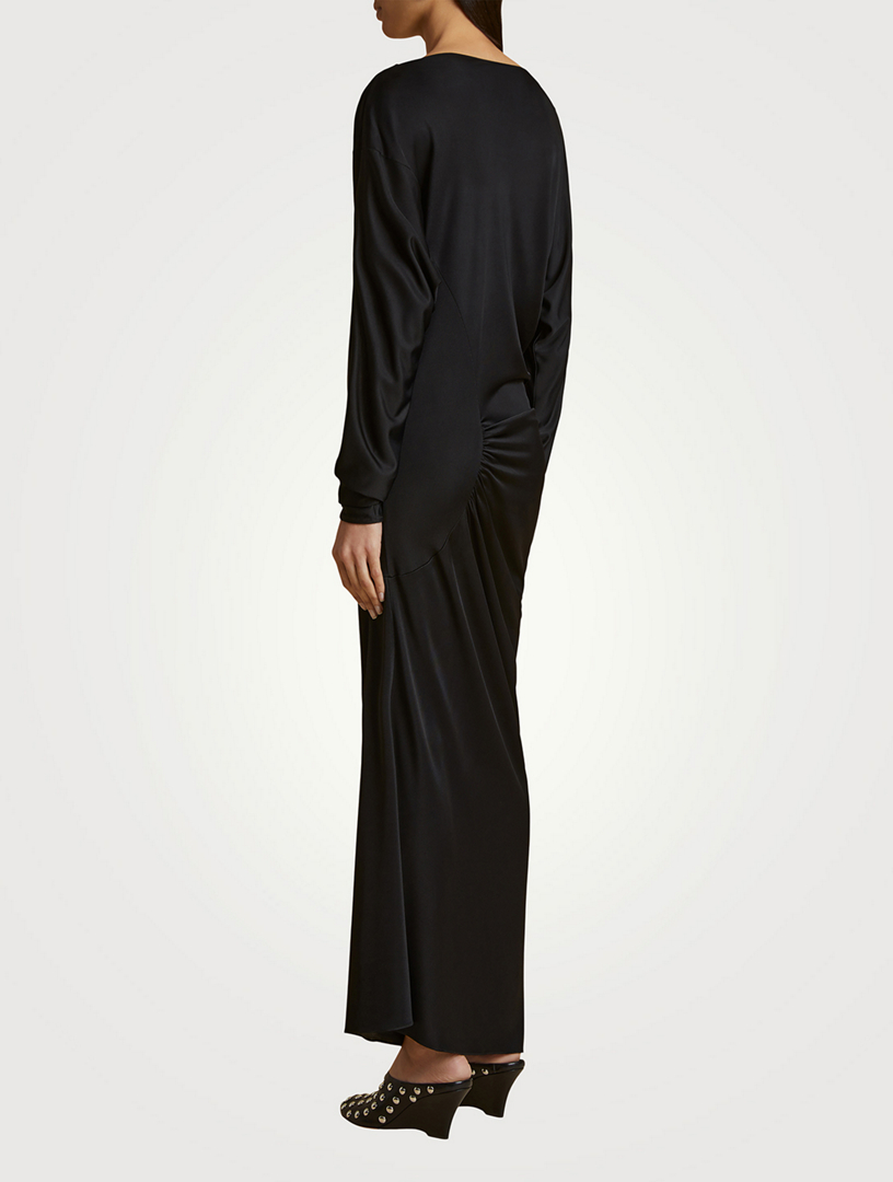 The Oron Ruched Maxi Dress