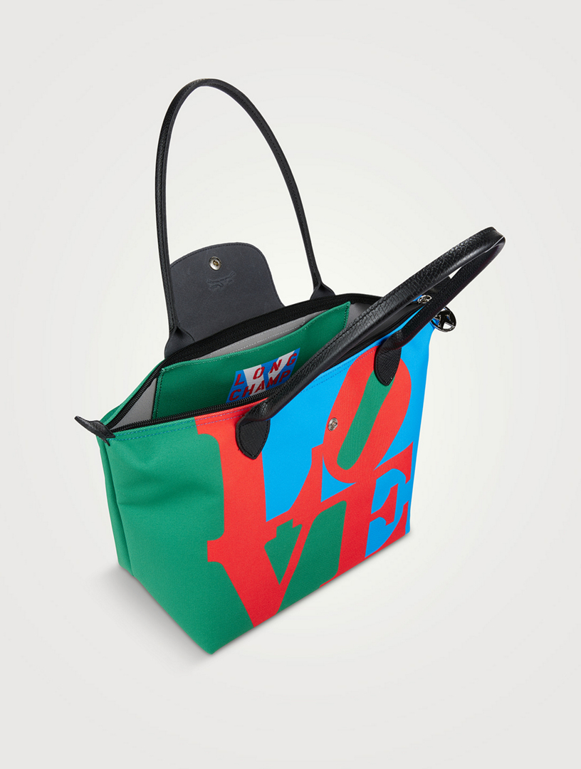 Longchamp x Robert Indiana Medium Le Pliage Recycled Polyester