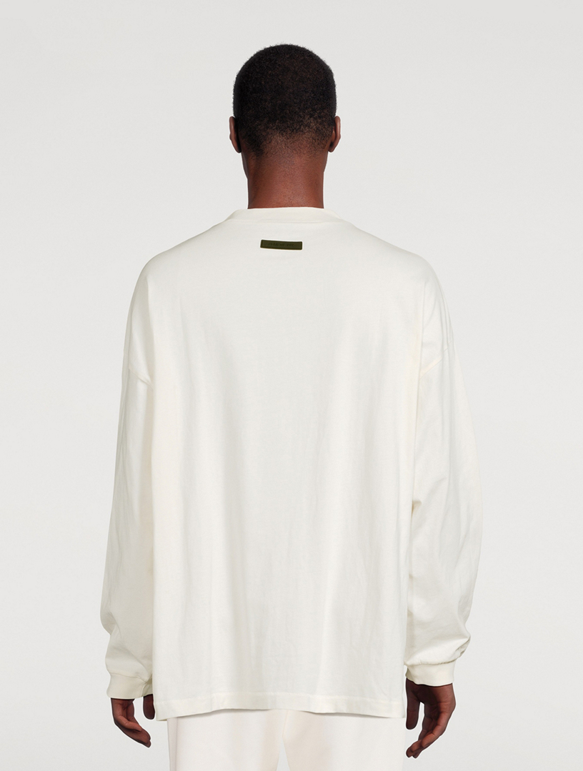 FEAR OF GOD ESSENTIALS Cotton Logo Long-Sleeve T-Shirt | Holt Renfrew