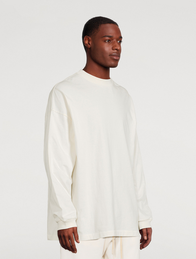 Cotton Logo Long-Sleeve T-Shirt