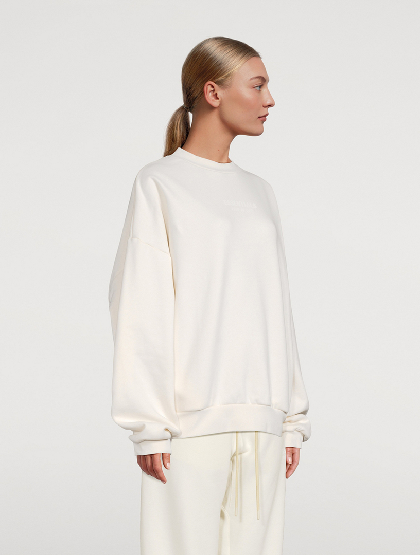 FEAR OF GOD ESSENTIALS Cotton-Blend Crewneck Sweatshirt | Holt Renfrew