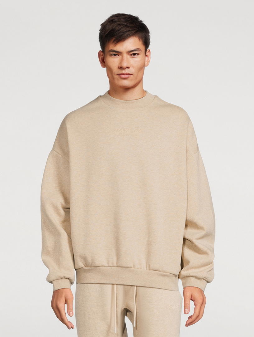 Cotton-Blend Crewneck Sweatshirt