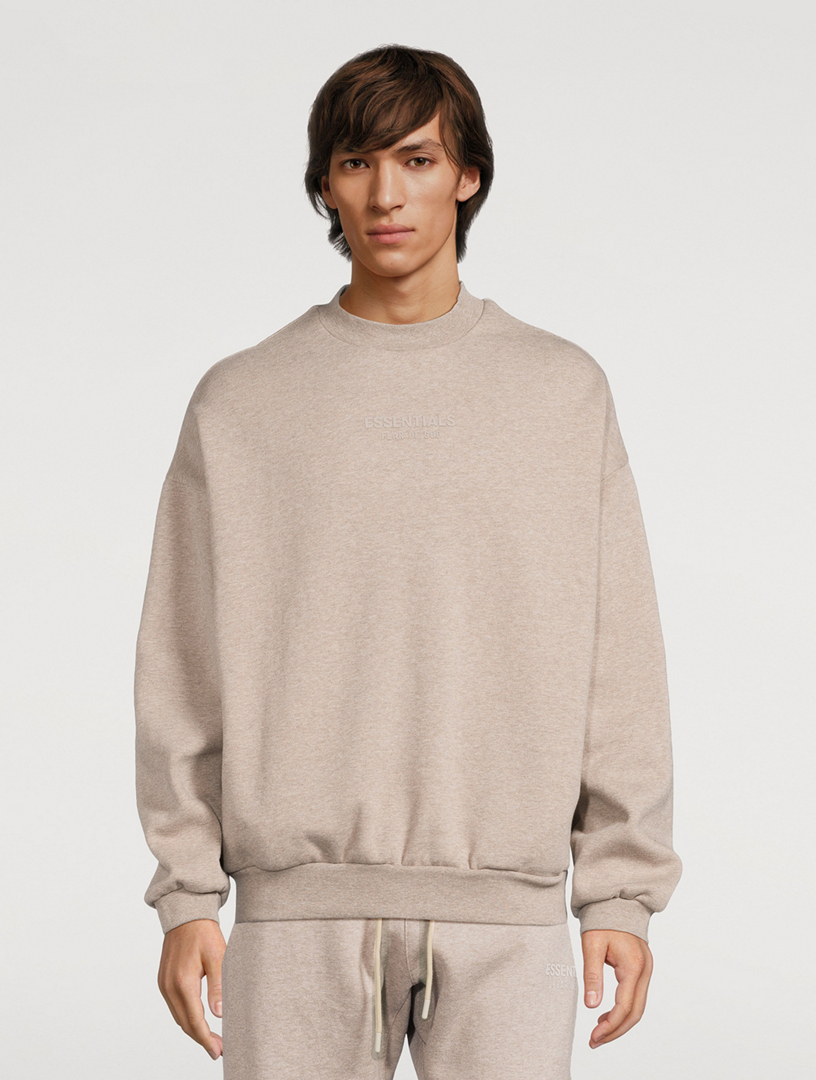 Cotton-Blend Crewneck Sweatshirt