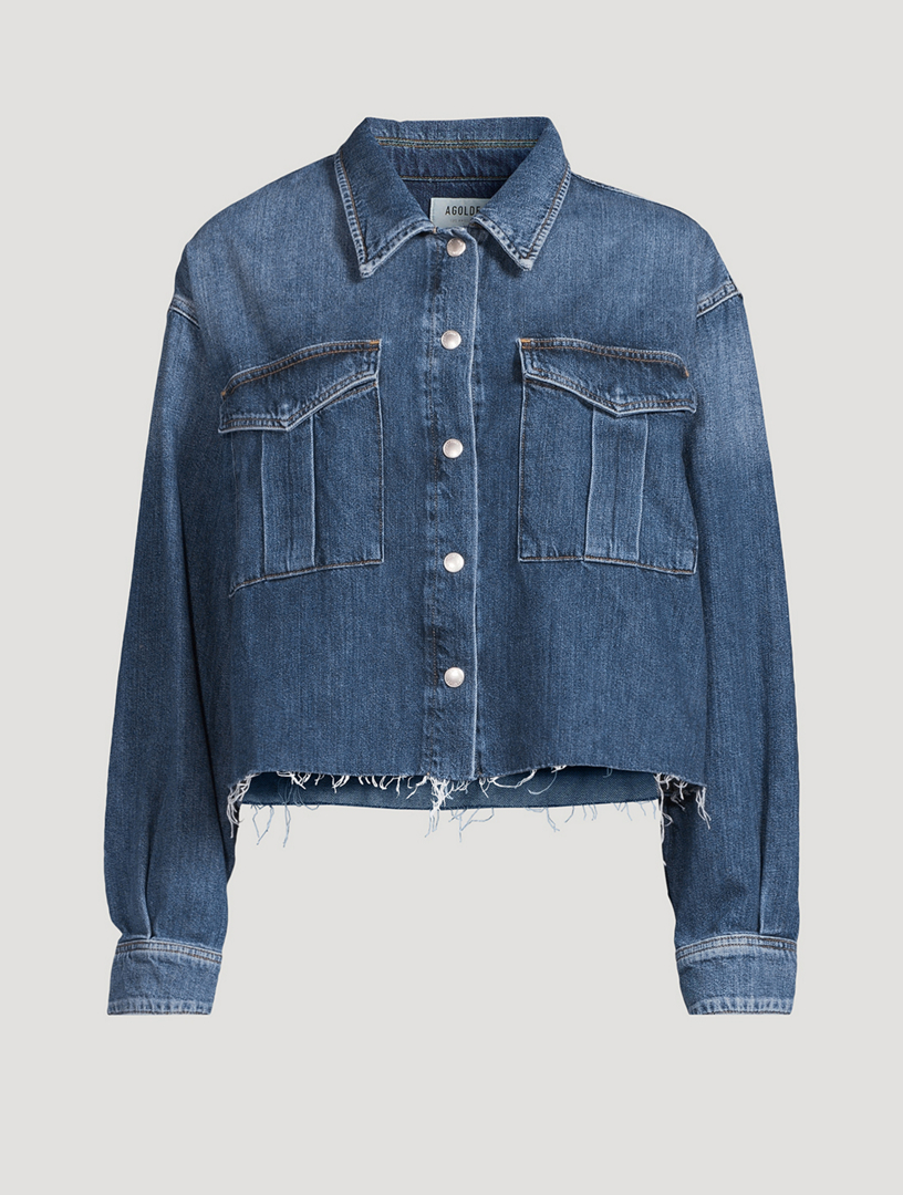 Designer hot sale denim shirt