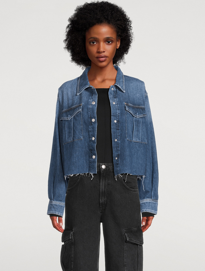 AGOLDE Nyx Denim Shirt Holt Renfrew