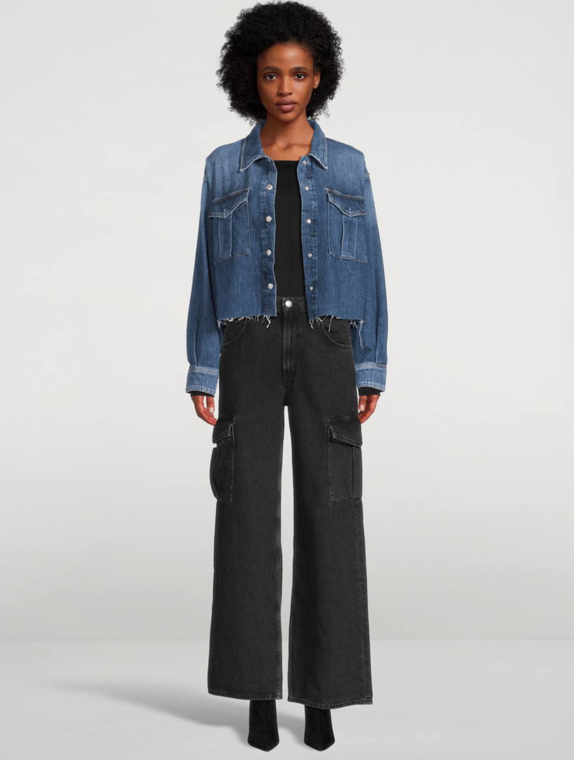 AGOLDE Nyx Denim Shirt Holt Renfrew