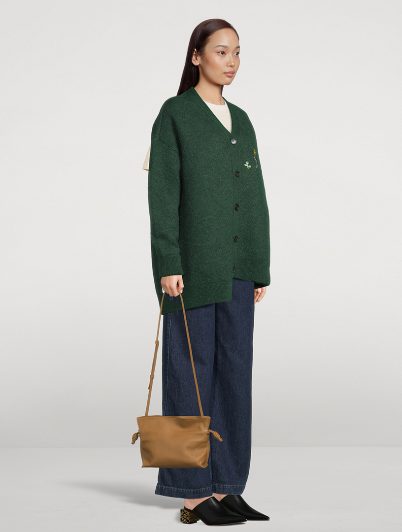 LOEWE Loewe x Suna Fujita Mini Flamenco Leather Clutch | Holt Renfrew