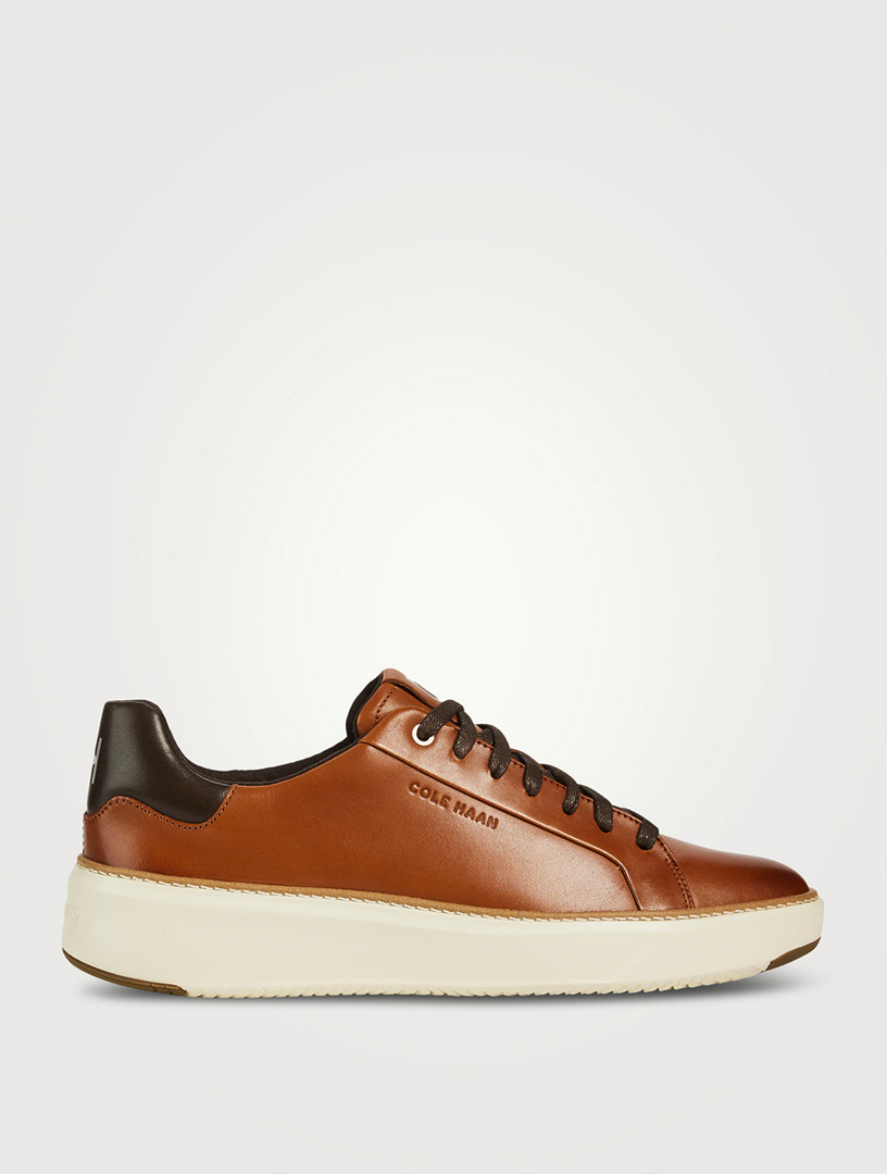 Tan GrandPrø Topspin sneakers Men, Cole Haan