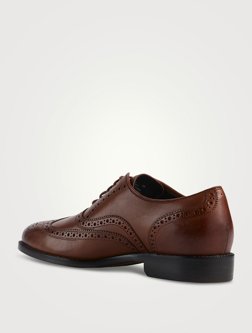 Chaussure homme Richelieu Broadway marron foncé en cuir