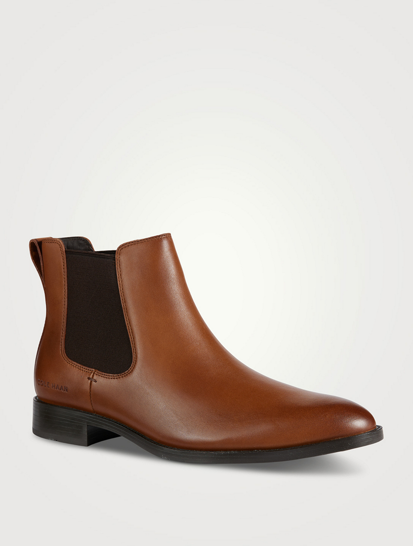 Cole haan suede chelsea hot sale boot