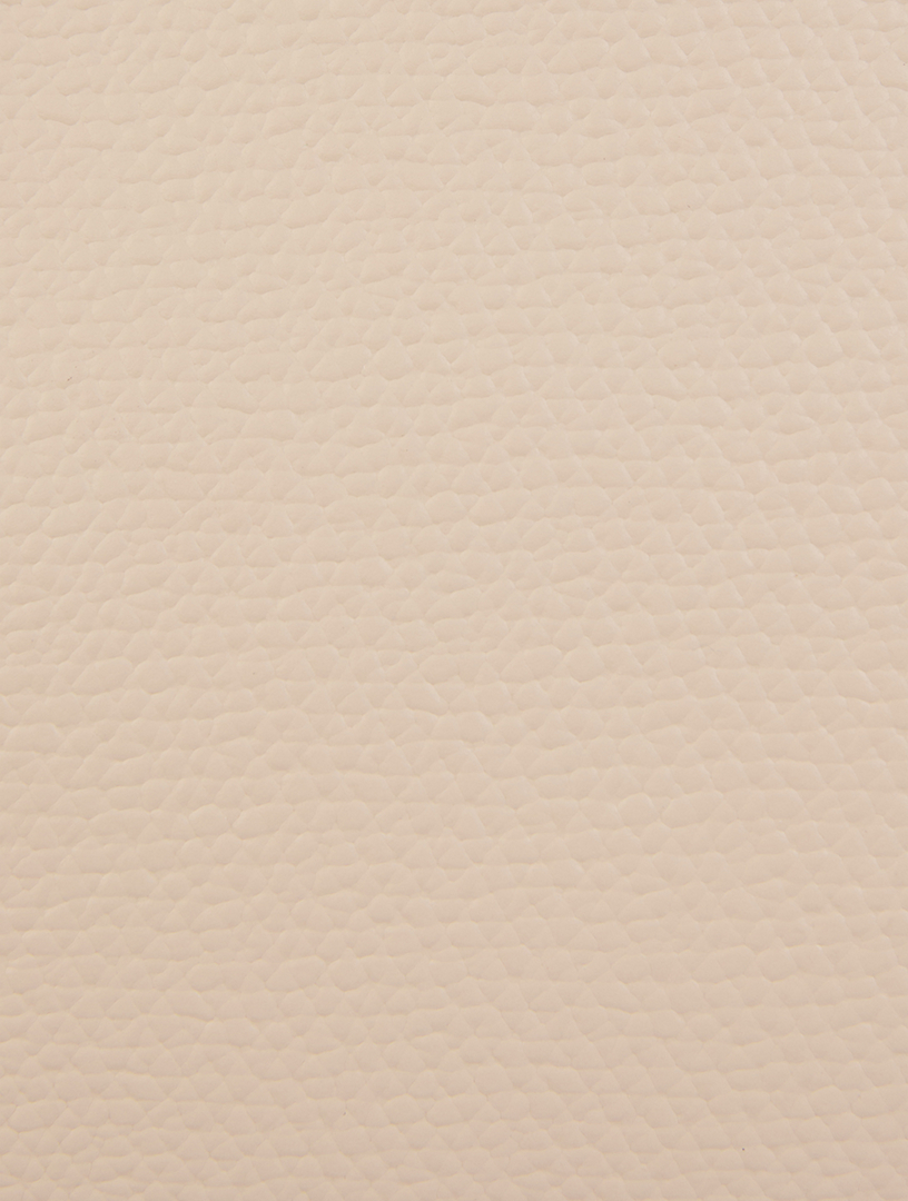 Medium Roseau Leather Top Handle Bag