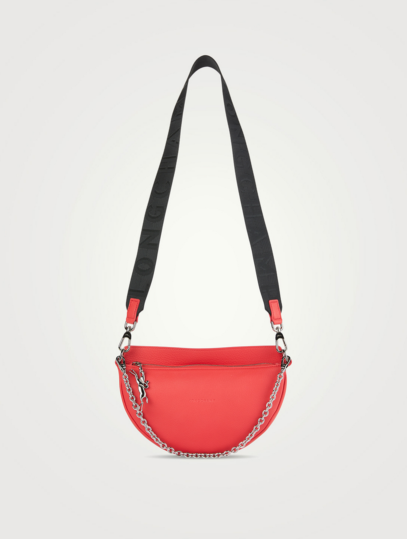 Small Smile Leather Crossbody Bag