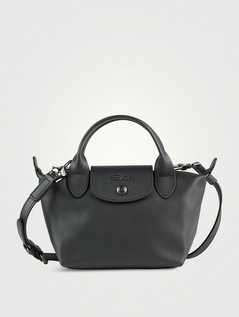 Mini le pliage cuir leather top handle bag sale