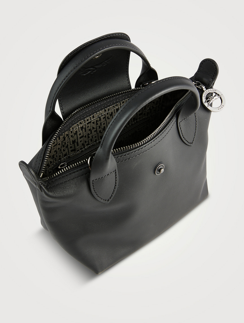 Longchamp le pliage cuir top handle bag hotsell