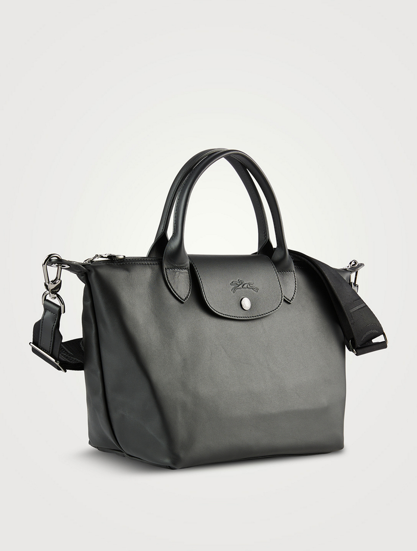 Small Le Pliage Xtra Leather Top Handle Bag