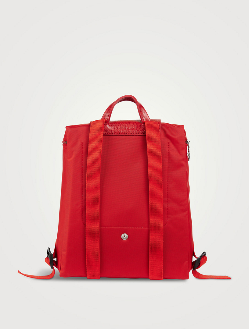 Longchamp hot sale backpack red