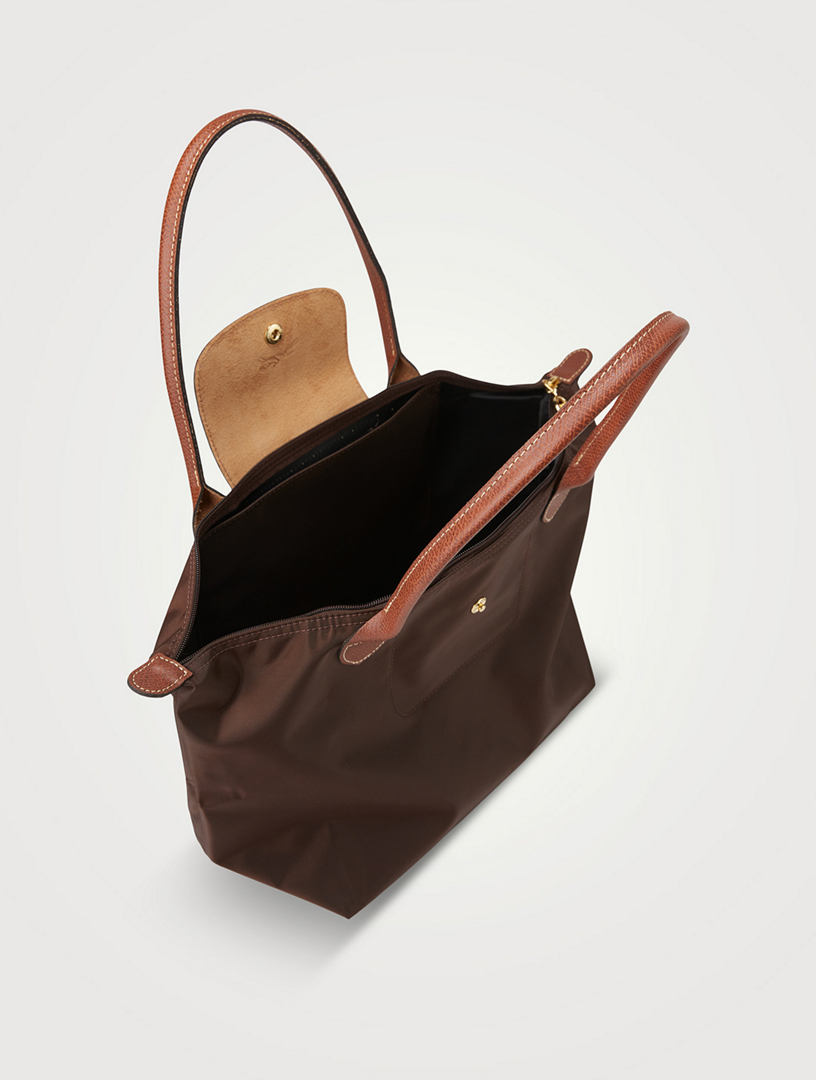 Brown longchamp cheap bag