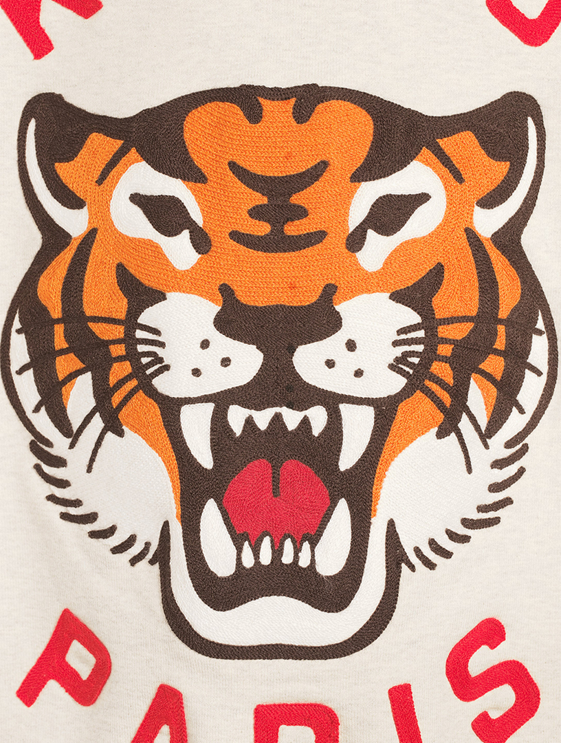 Kenzo Lucky Tiger Varsity Embroidered Bomber Jacket