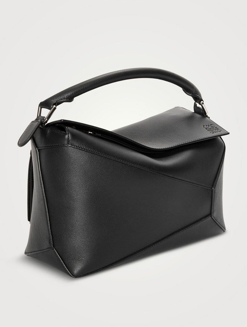 Puzzle Edge Leather Bag