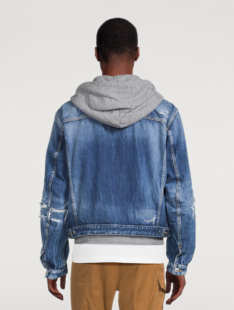 Distressed Denim Jacket