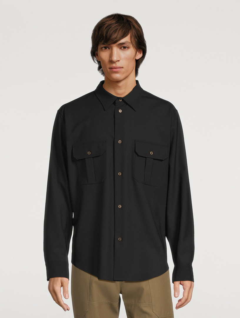 Stretch-Wool Shirt