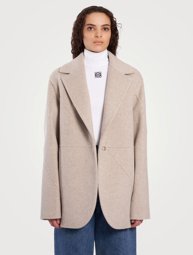 LOEWE Puzzle Fold Wool And Cashmere Jacket | Holt Renfrew