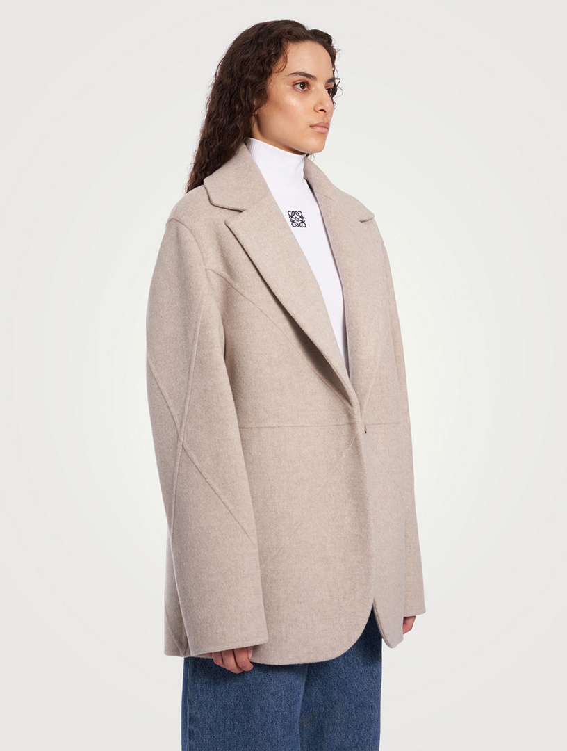 LOEWE Puzzle Fold Wool And Cashmere Jacket | Holt Renfrew