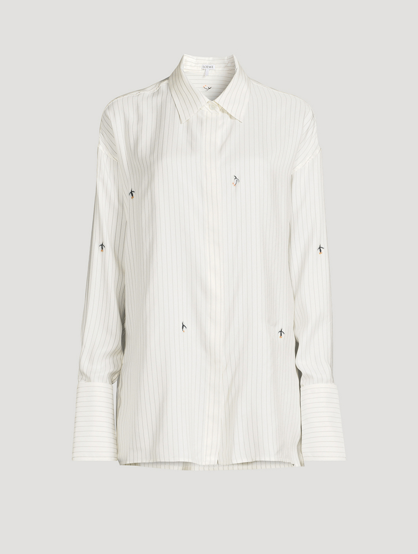 Loewe x Suna Fujita Penguin Pajama Shirt Stripe Print