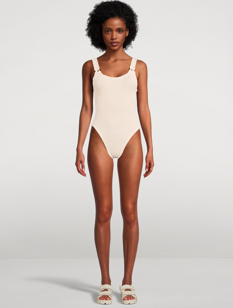 Hunza g white deals one piece