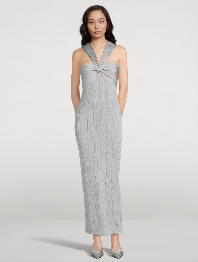 Herve leger silver clearance gown