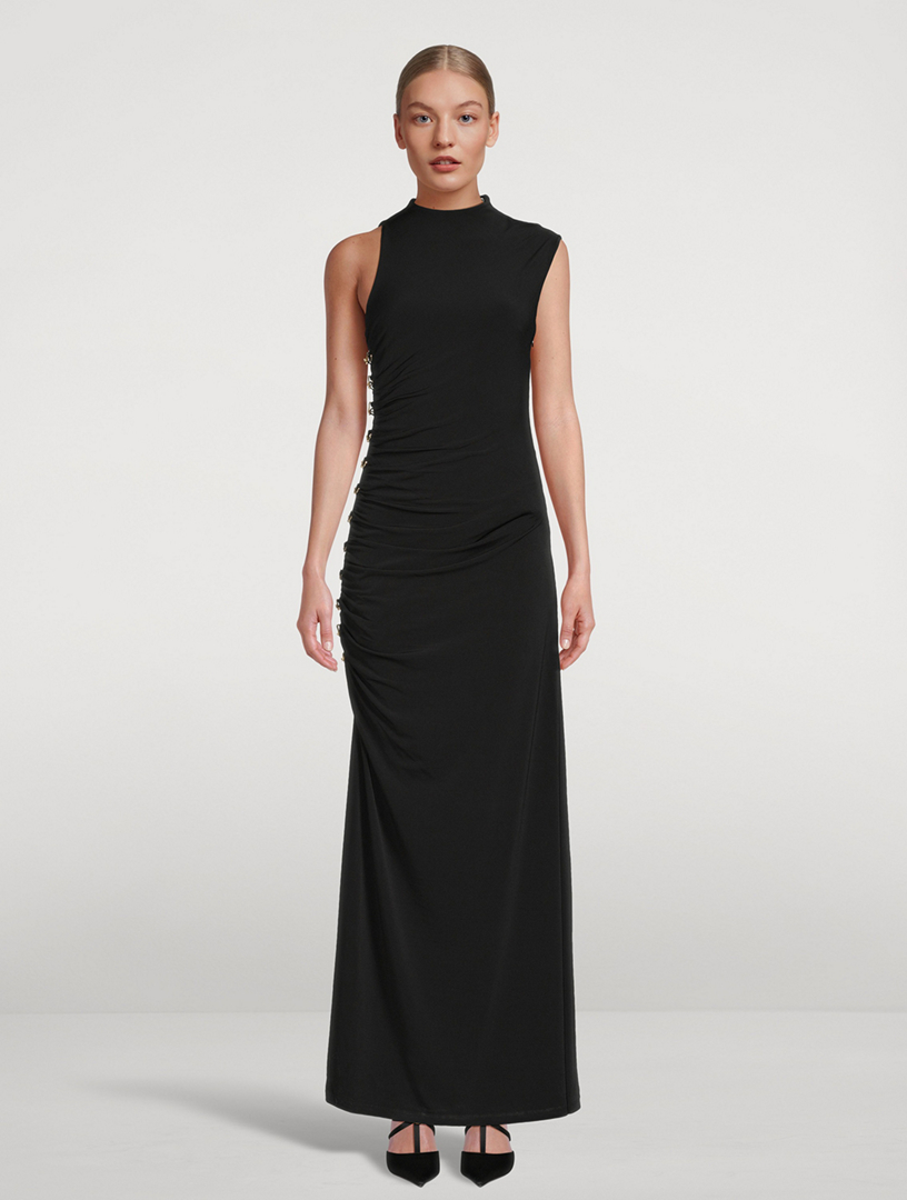 HERVE LEGER Ruched Jersey Gown Holt Renfrew