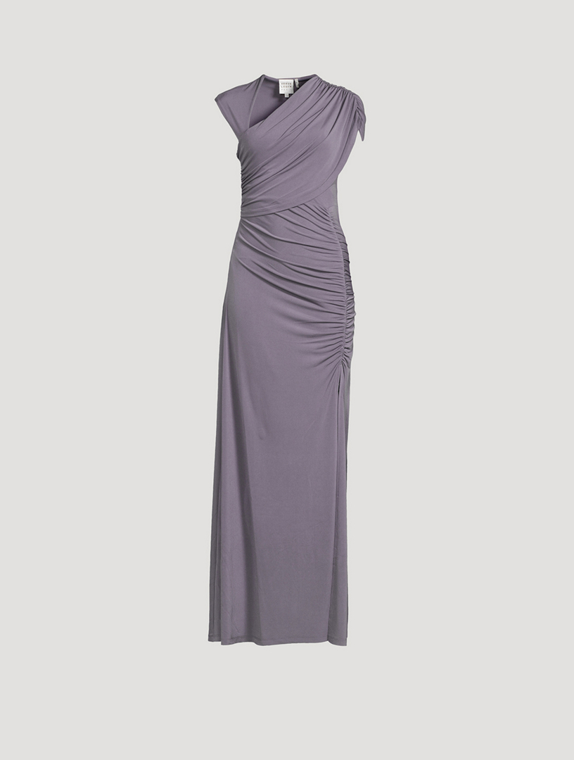 Hervé Léger Herve Leger, grey/purple bodycon dress in size S. - Unique  Designer Pieces