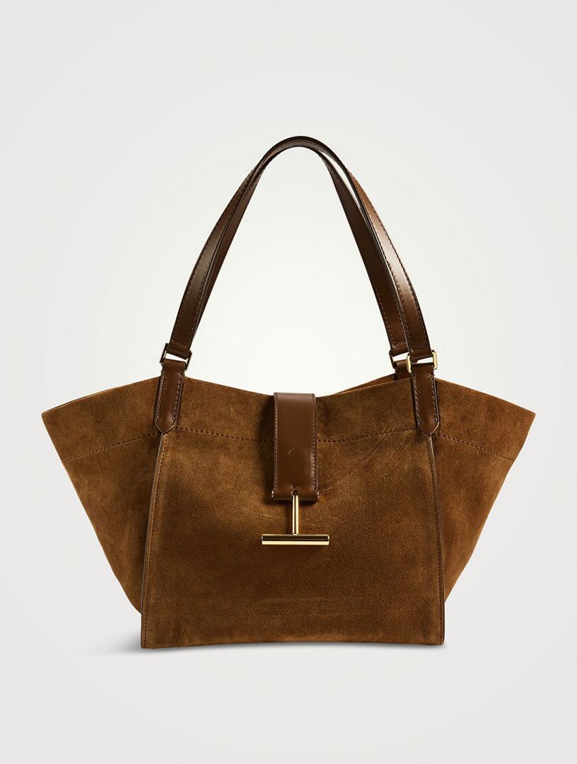 Medium Tara Suede Tote Bag