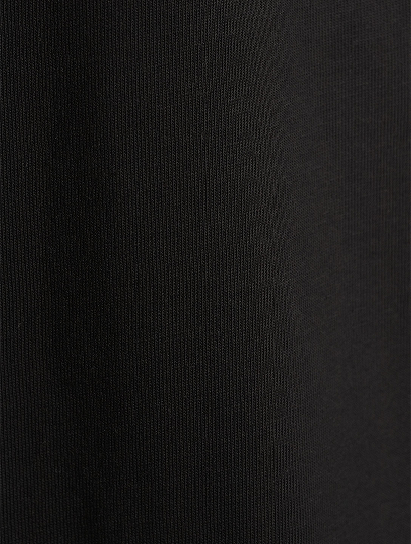 Metallic Flocked Logo T-Shirt