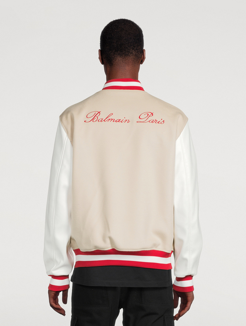 Signature Wool Varsity Bomber Jacket