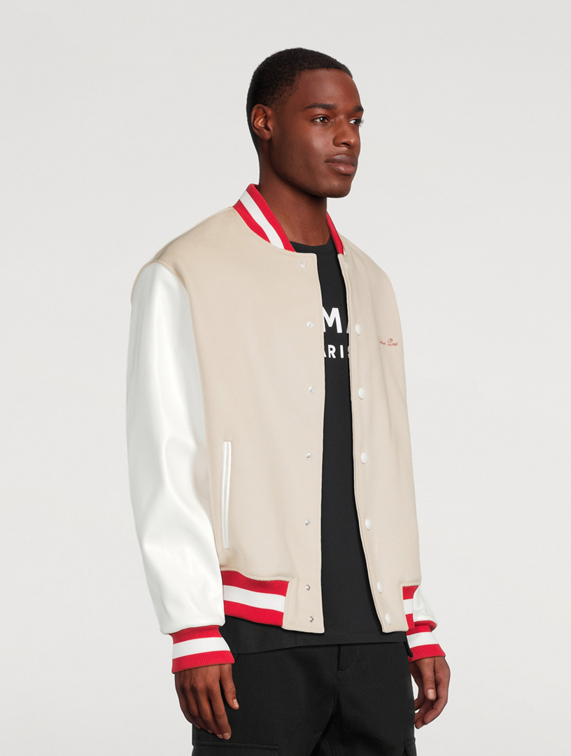 Signature Wool Varsity Bomber Jacket