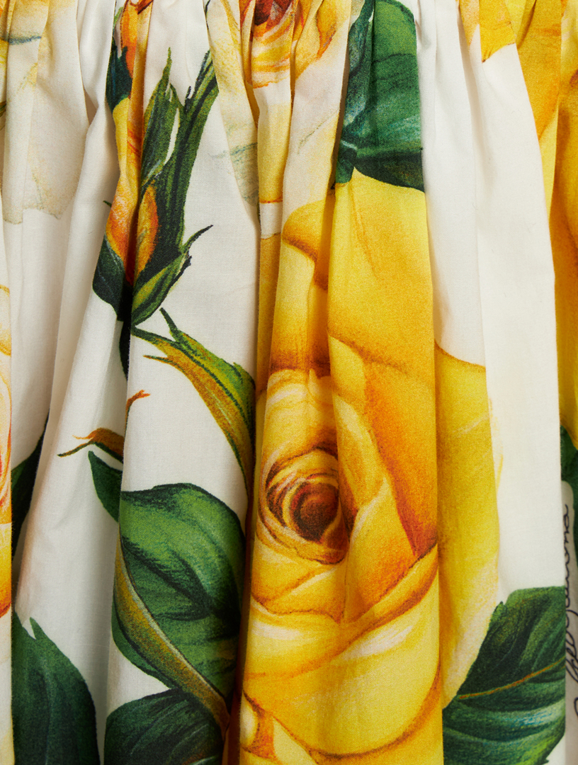 Dolce and gabbana outlet lemon skirt