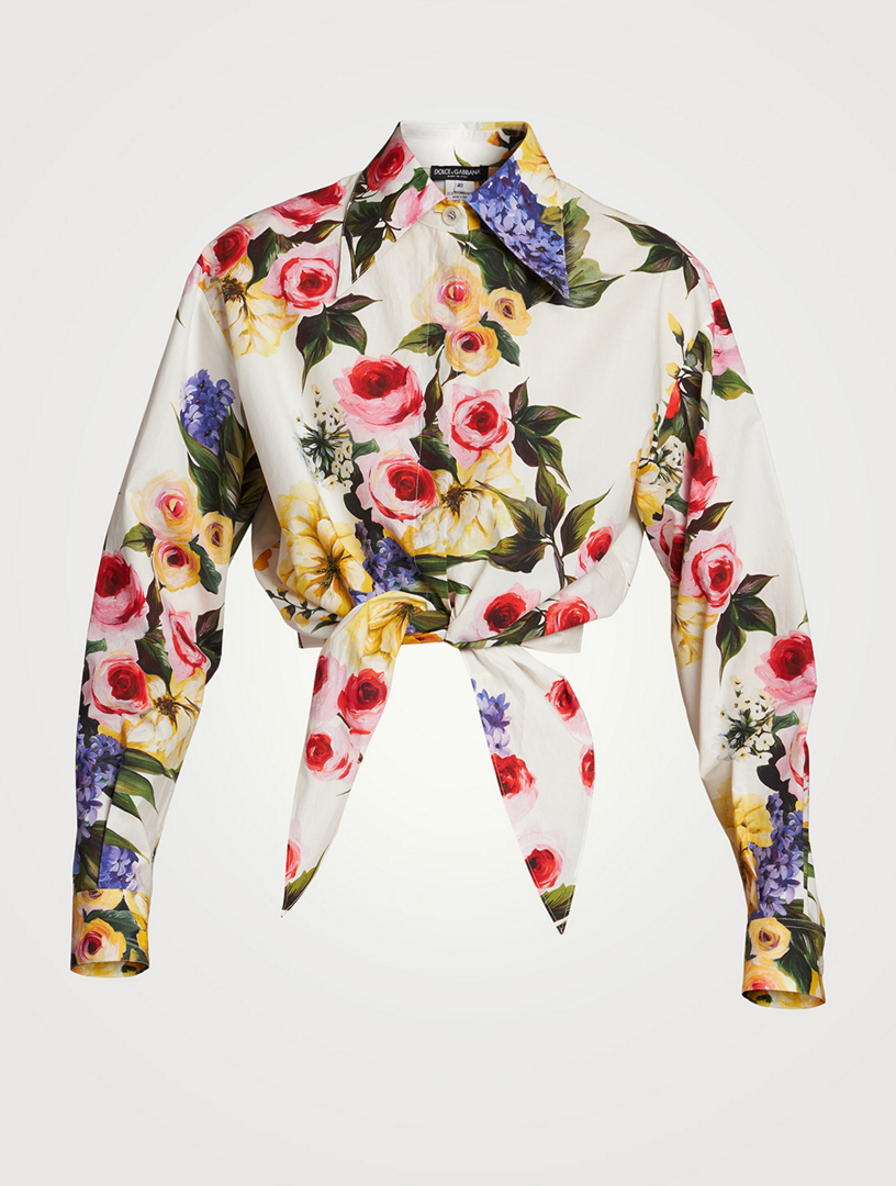 Dolce and gabbana floral blouse hotsell