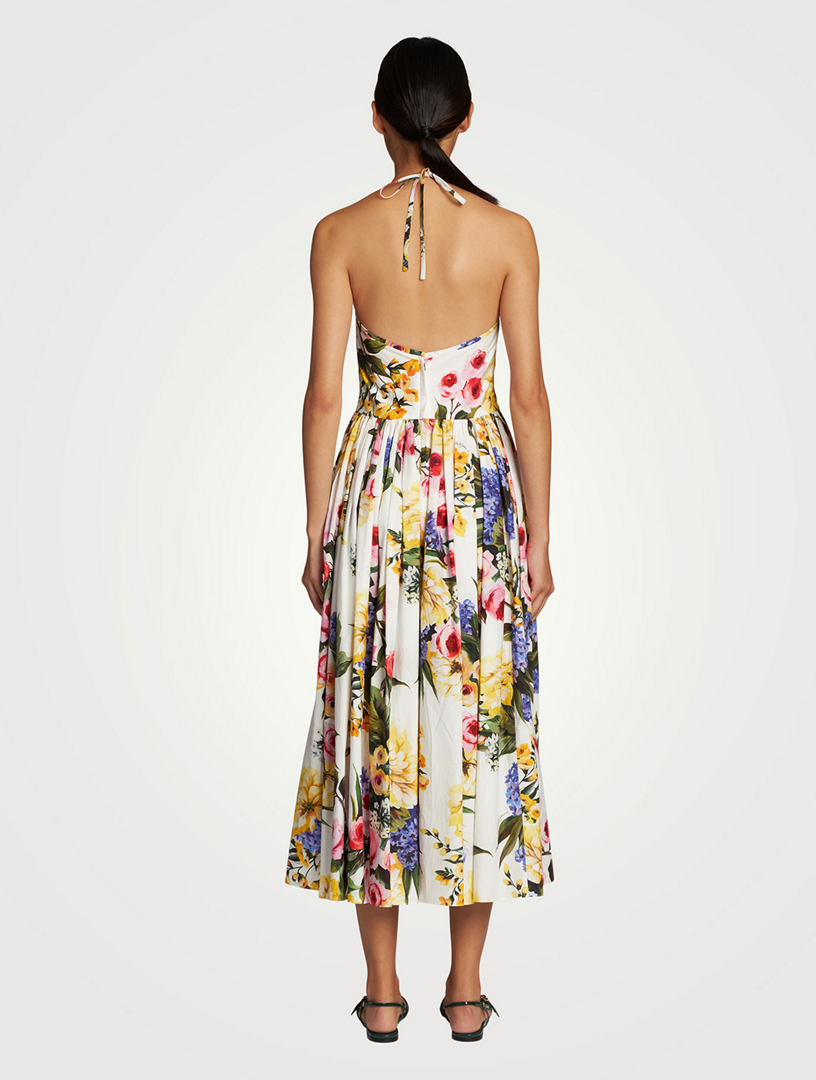 【送料&関税込】Dolce & Gabbana Cotton Midi Dress With E 6652840607ac552034777c67.jpg