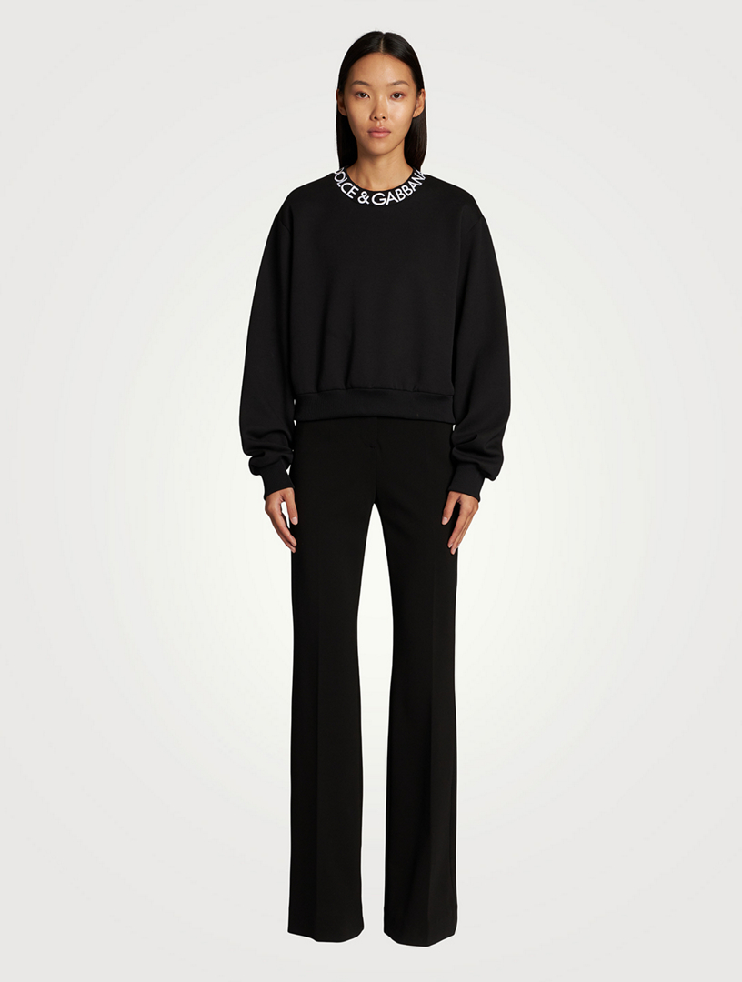Cotton-Blend Logo Sweatshirt