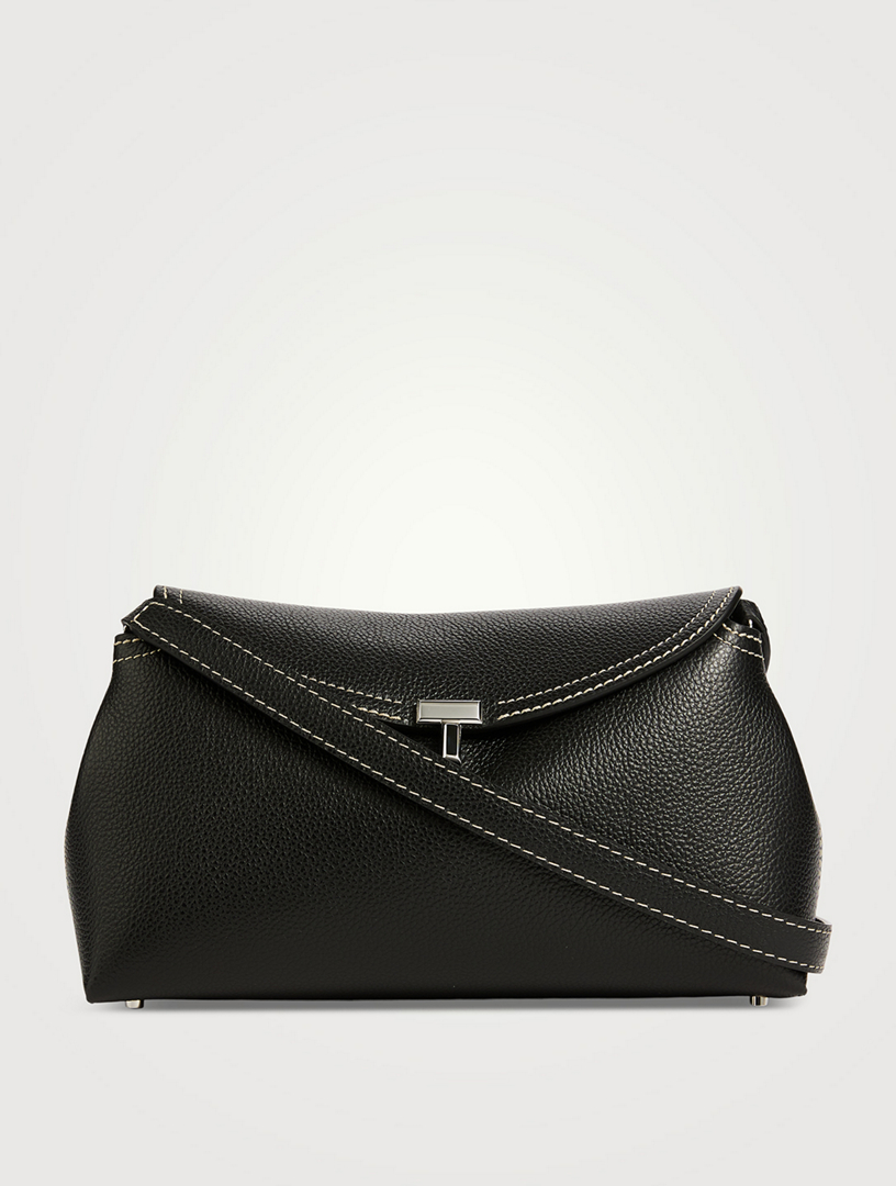 TOTÊME T-Lock Leather Clutch | Holt Renfrew