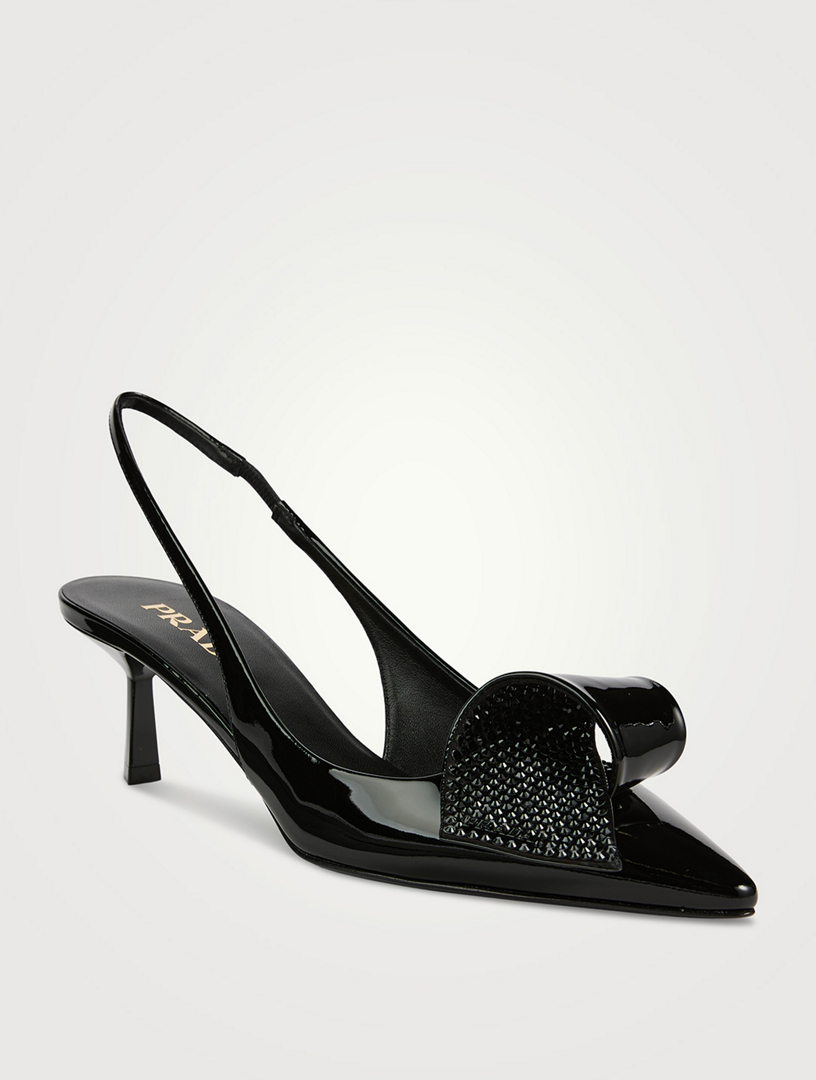 Prada on sale slingback bow