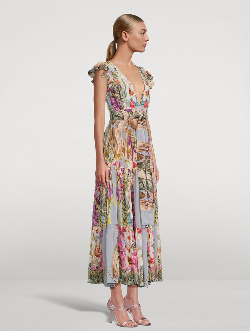 Mila Printed Maxi Dress