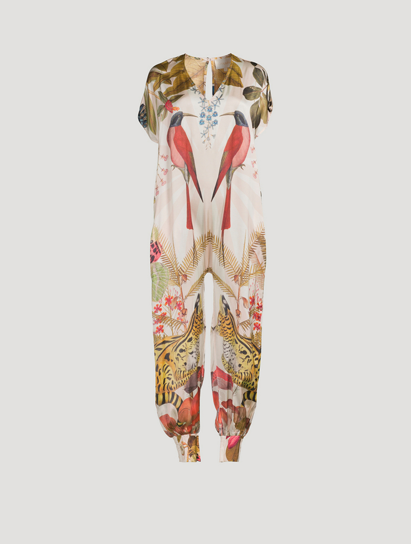 CAROLINA K Sera Printed Jumpsuit Holt Renfrew