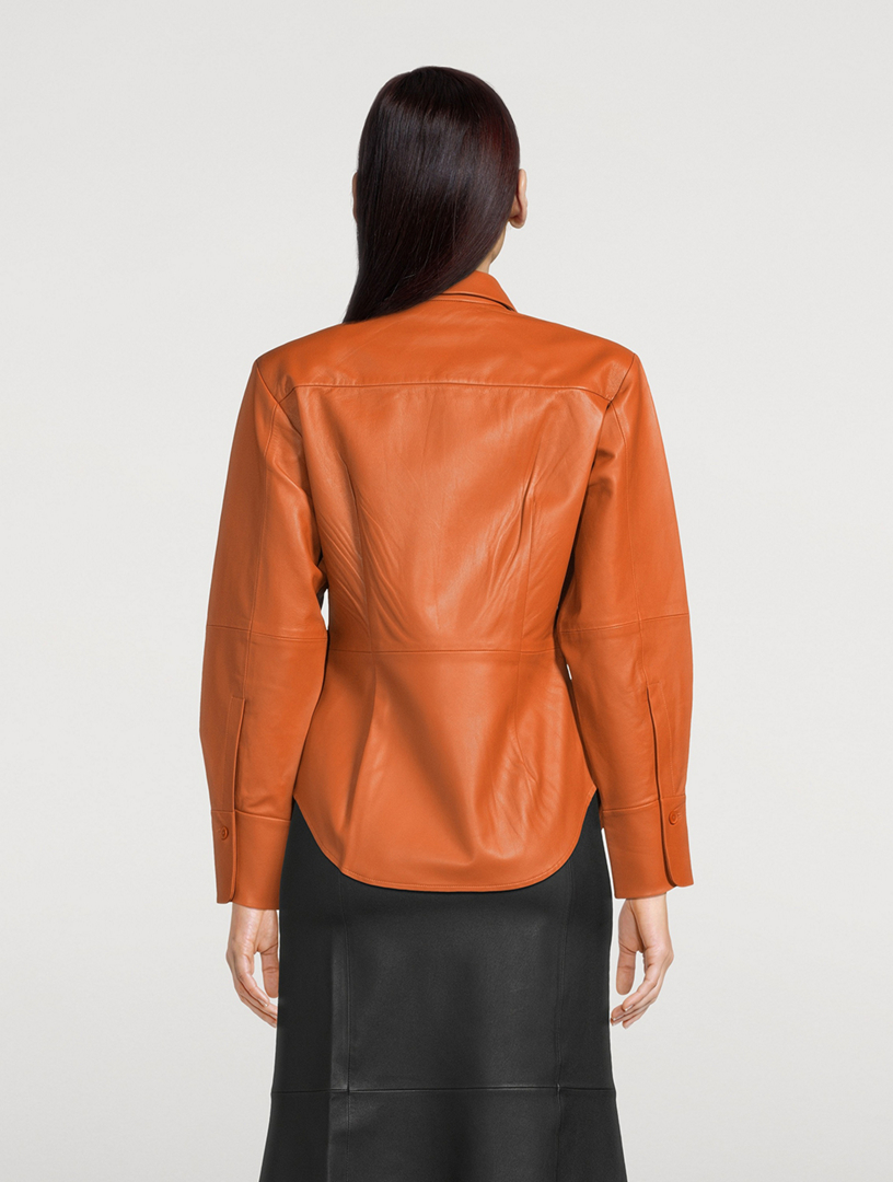 Ezekiel Leather Long-Sleeve Shirt