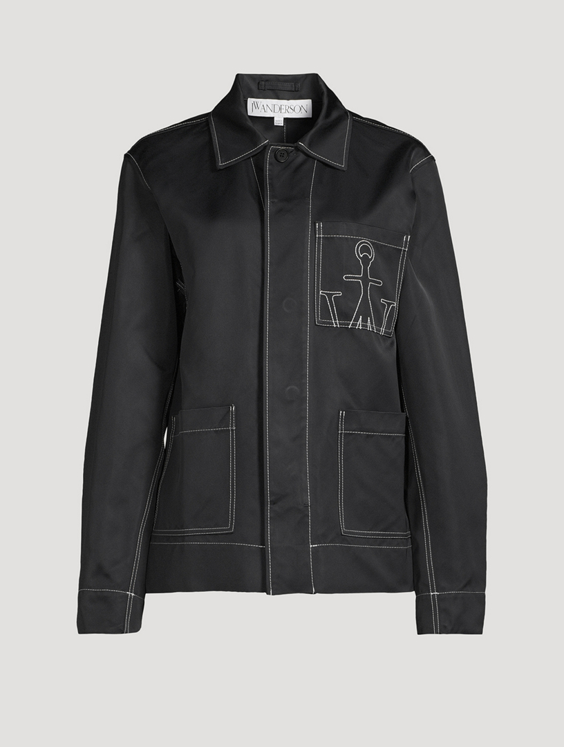 Nylon Logo Workwear Jacket