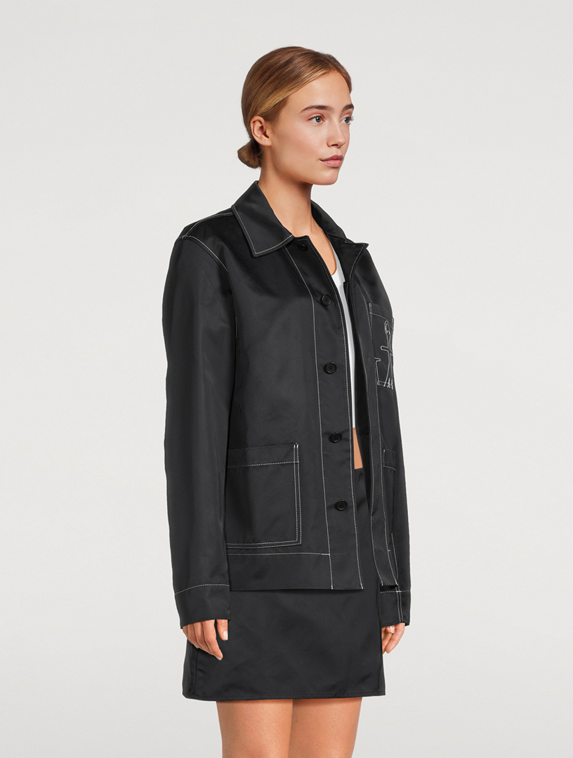 Nylon Logo Workwear Jacket