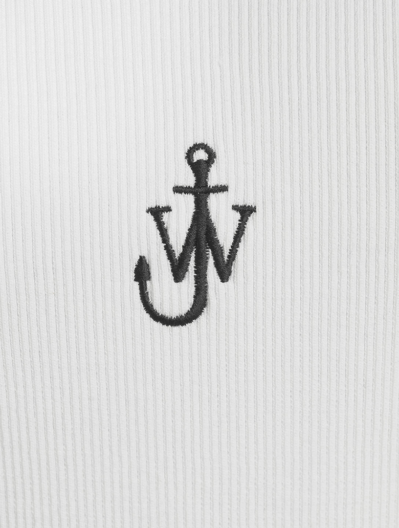 Anchor-Embroidered Tank Top
