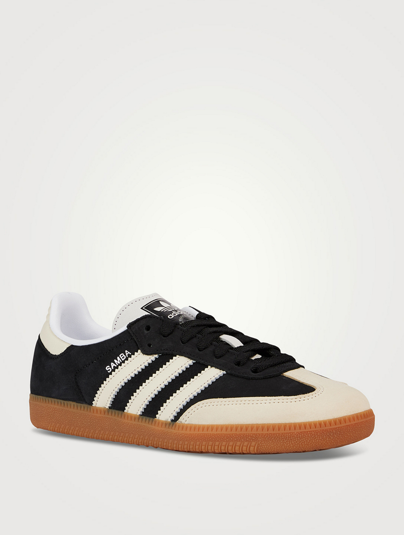 Adidas samba sale suede black